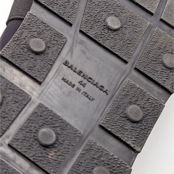 Balenciaga Men Racer Runner Black Mesh Leather Lace sneakers size 11US EUR44 - Picture 5 of 12